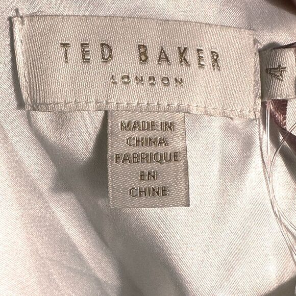 Ted Baker Scarlin Passion Flower Floral Midi Dress Size 4 US Size 12 📦 - Picture 5 of 16